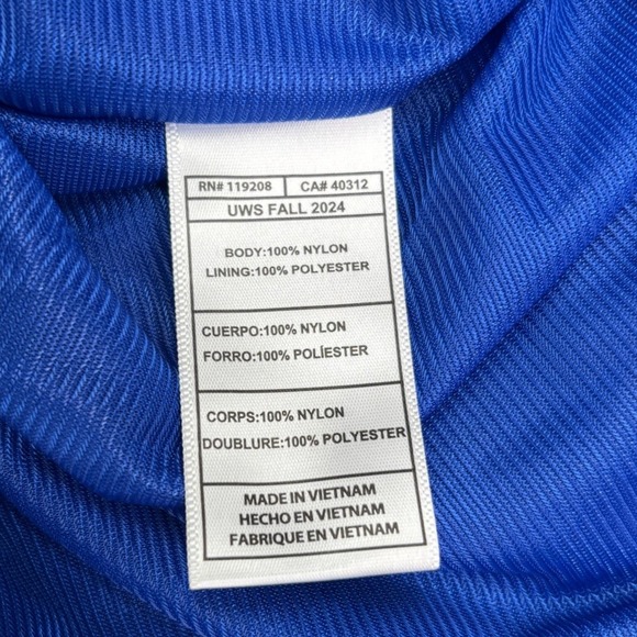 Mitchell & Ness Windbreaker New York Giants Women Large Blue Full Zip NFL Jacket - Picture 11 of 11